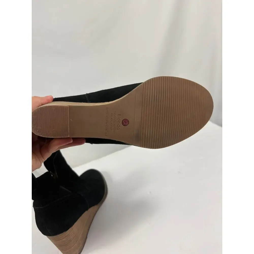 Blondo Irving Waterproof Wedge Bootie Size 11